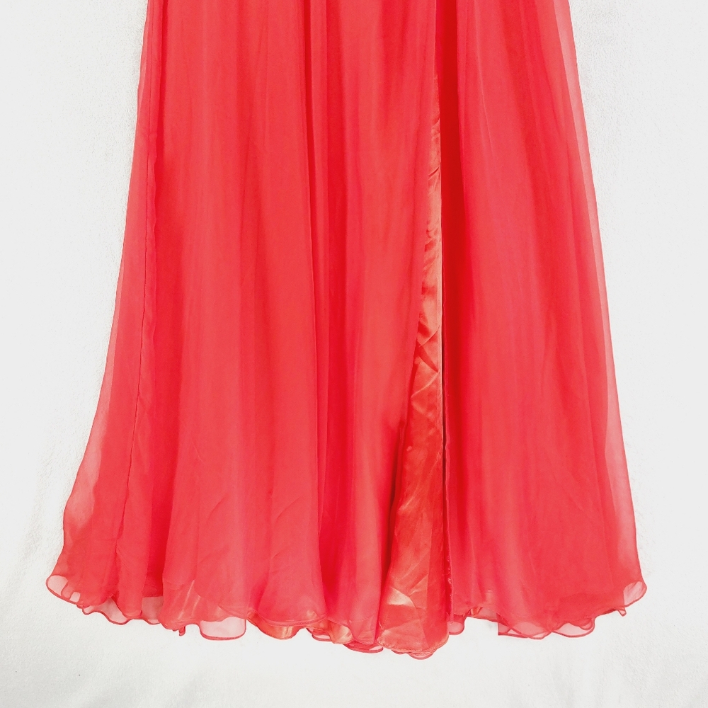 New Mac Duggal 67810 One Shoulder Maxi Formal Dress P2470 - Picture 3 of 10